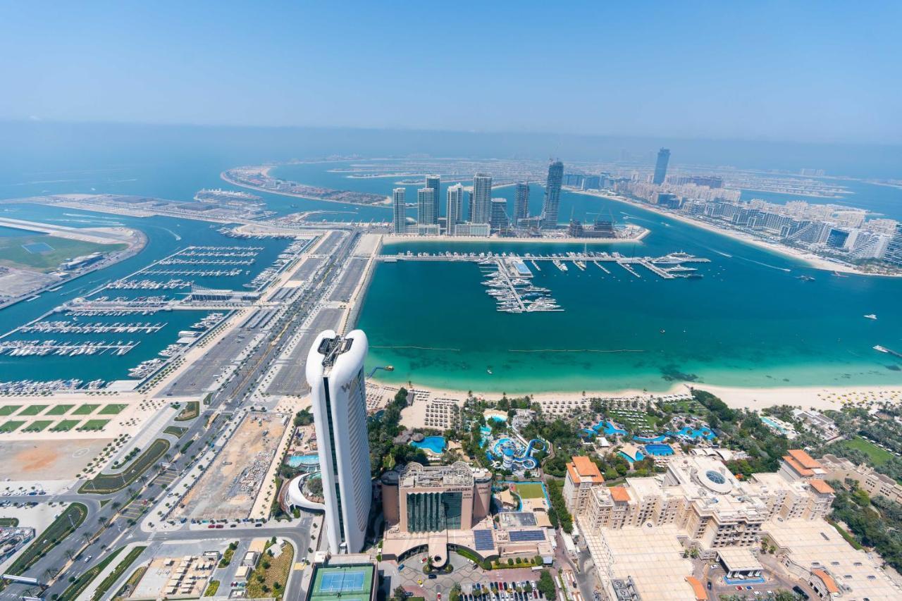 شقة White Sage - Incredible Full Sea And Dubai Eye View In Marina المظهر الخارجي الصورة